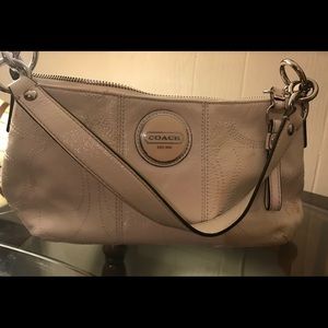 Coach Bag, White Patent Leather